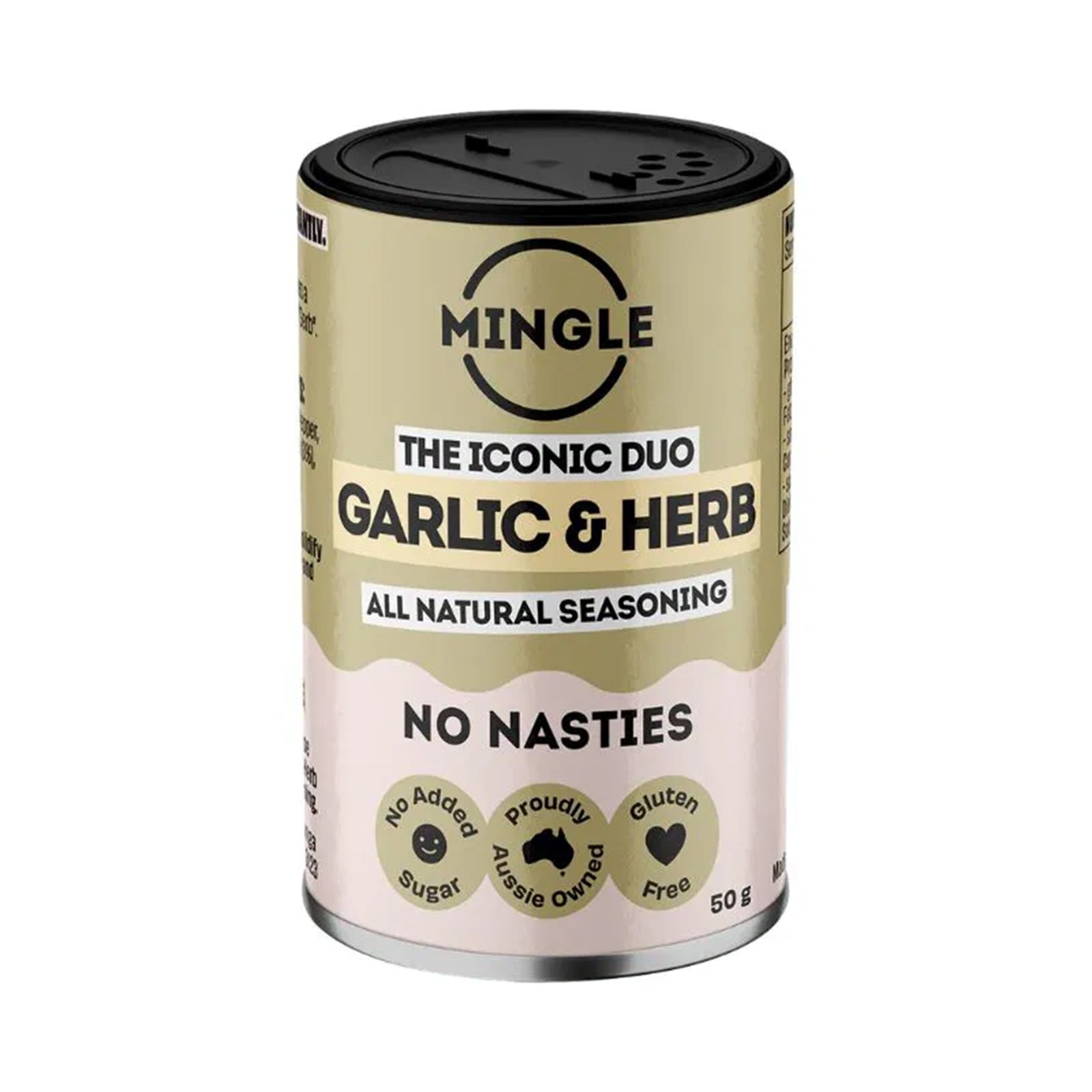 Mingle All Natural Seasoning Garlic & Herb 50g